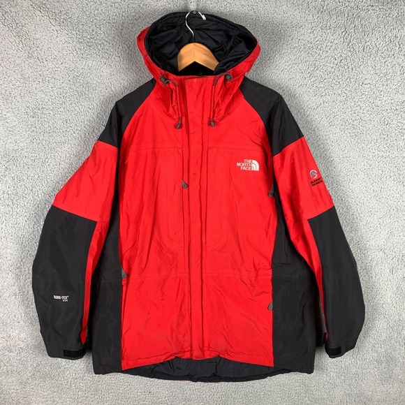 Vintage 90s North Face Gore-tex XCR Jacket‎ Mens Large Red/Black Summit Series